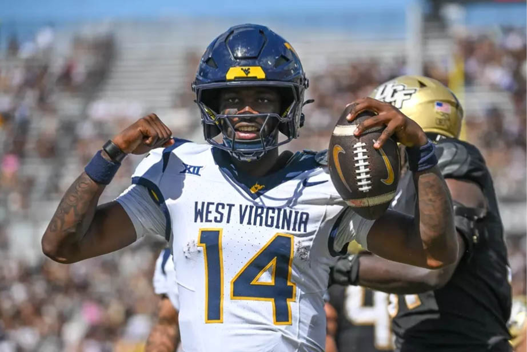 WVU quarterback Khalil Wilkins plans to enter the transfer portal